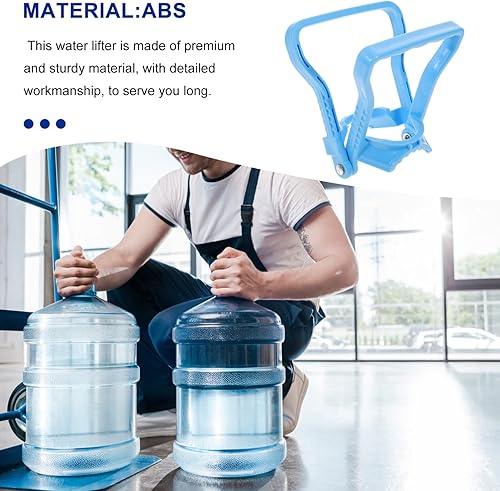 Miniatura 9 de DOITOOL 4 piezas de botella de agua con mango de botella de agua elevador de botellas de agua con asa Elevadores de cubo de agua para botella de