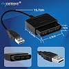 OSTENT USB Adapter Converter Cable Cord for Playstation 1/2 PS One PSX Wired Controller Gamepad Joystick - PC Laptop