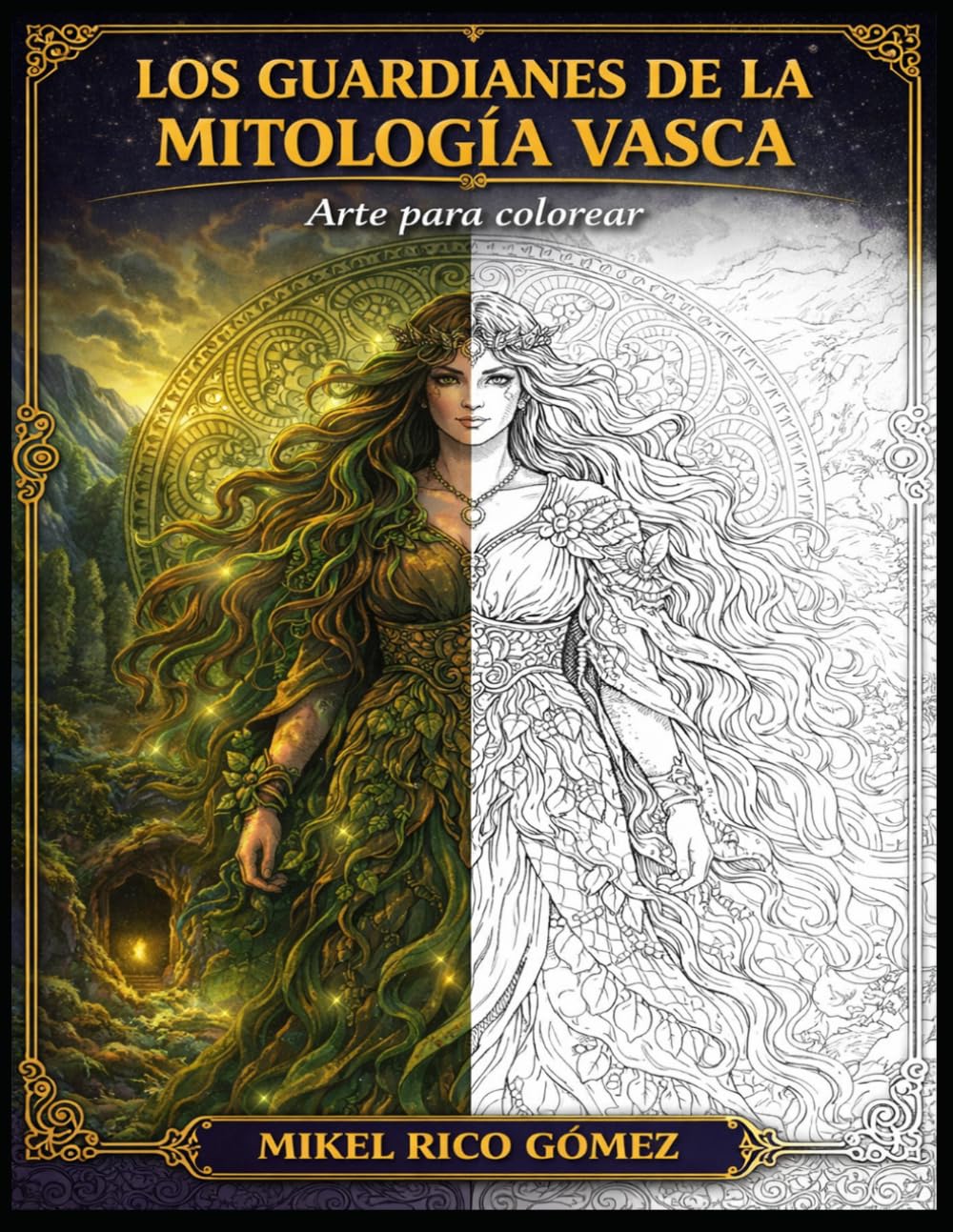 LOS GUARDIANES DE LA MITOLOGÍA VASCA: Arte para colorear (Toquett-Art · Arte para colorear)