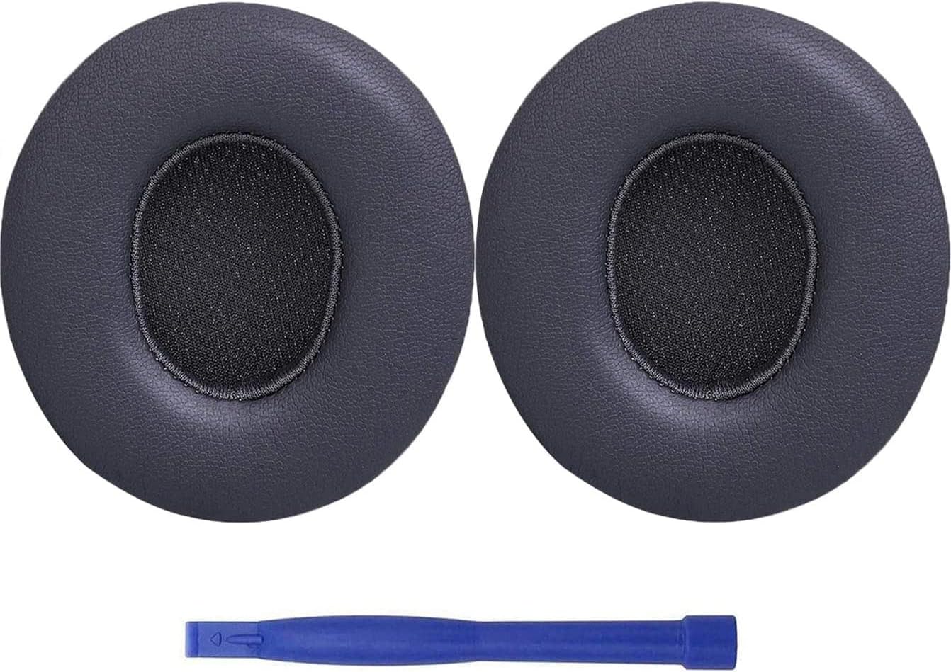 Beats Solo 3 Wireless Ear Pads Replacement, BUTIAO Protein Leather Memory Foam Headphone Earpads Ear Cushion Pad for Beats by Dre Solo 3 Wireless & Solo 2 Wireless Over Ear Headsets (Titanium)