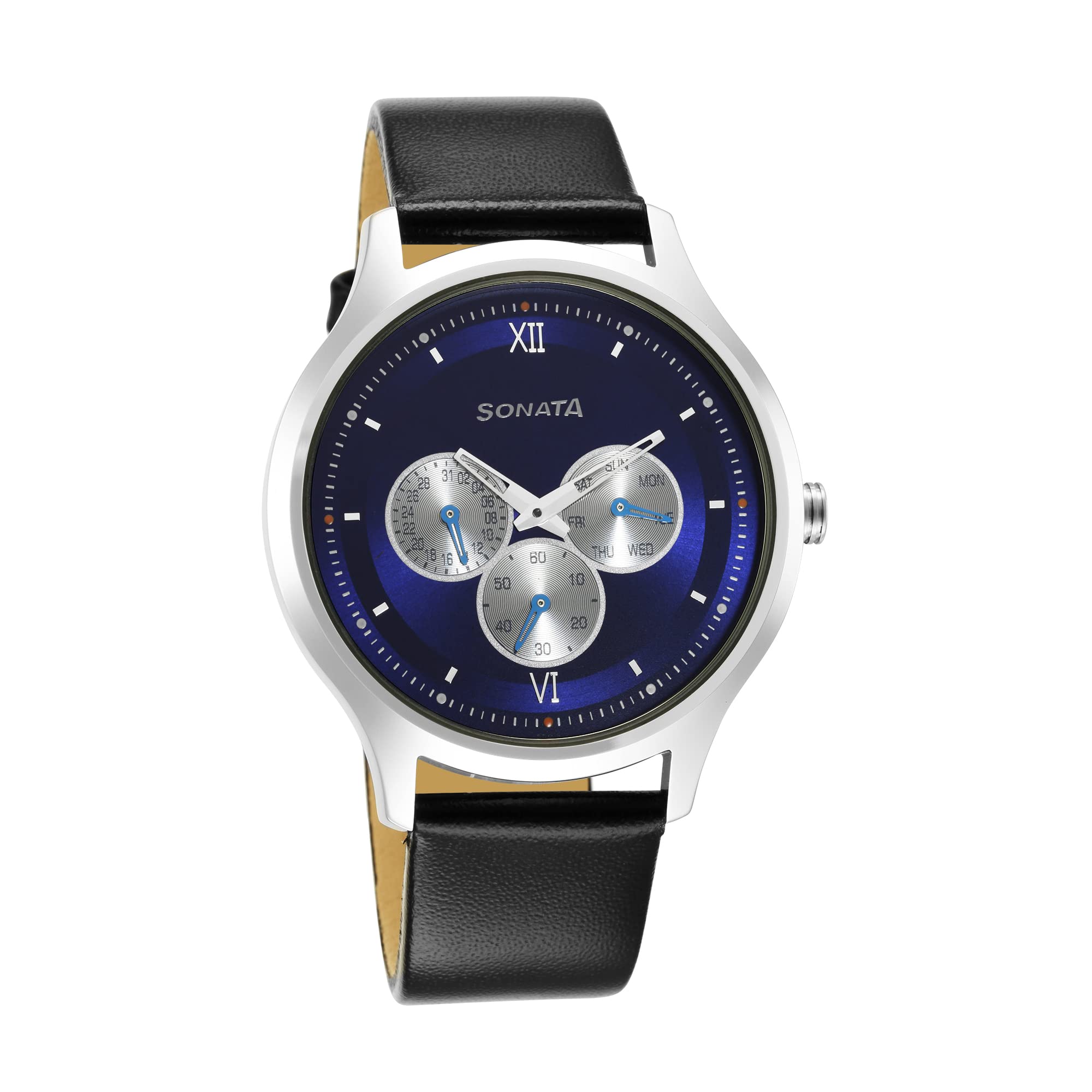 Sonata Force Analog Blue Dial Mens Watch-7140SL03 (B09NM15WTT) Amazon Price History, Amazon Price Tracker