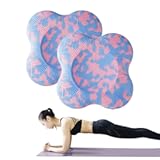 2 PCS Yoga Knee Pads Anti Slip Yoga Support Foam Pads for Women and Men, yoga kneeling pad for Protecting Knees Elbows Wrist Hands