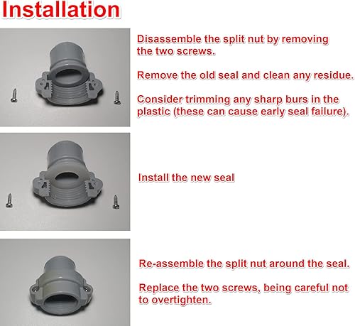 Miniatura 5 de Juntas Juntas Arandelas para Coleman SaluSpa Lay-Z-Spa, A y BC (1 A + 4 BC)