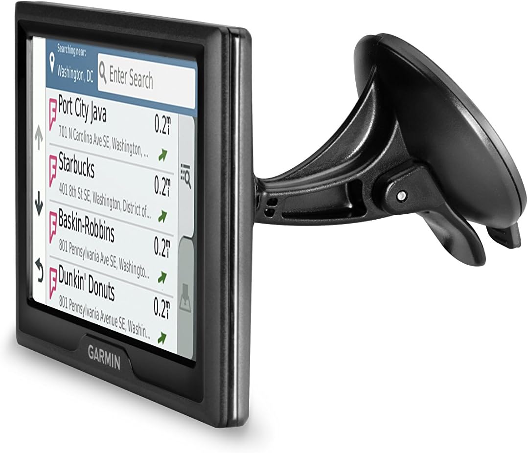 garmin drive 50 usa lm gps navigator system with lifetime maps spoken turn by turn directions direct access driver alerts and foursquare data re