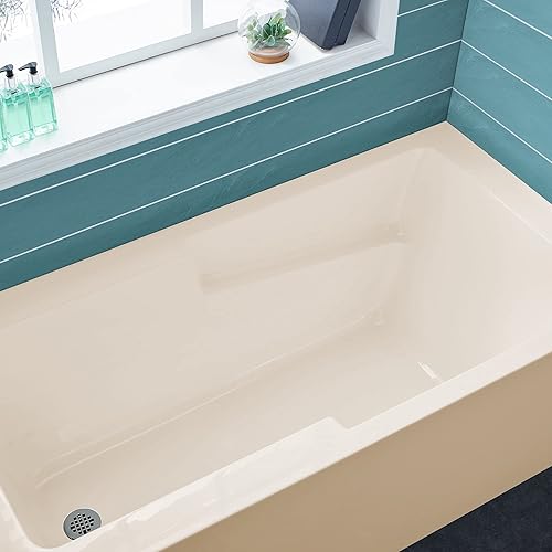 Vista 19 de Swiss Madison Well Made Forever SM-AB540MB Voltaire - Bañera de alcoba con faldón, 60 x 30 pulgadas, negro mate Mate negro