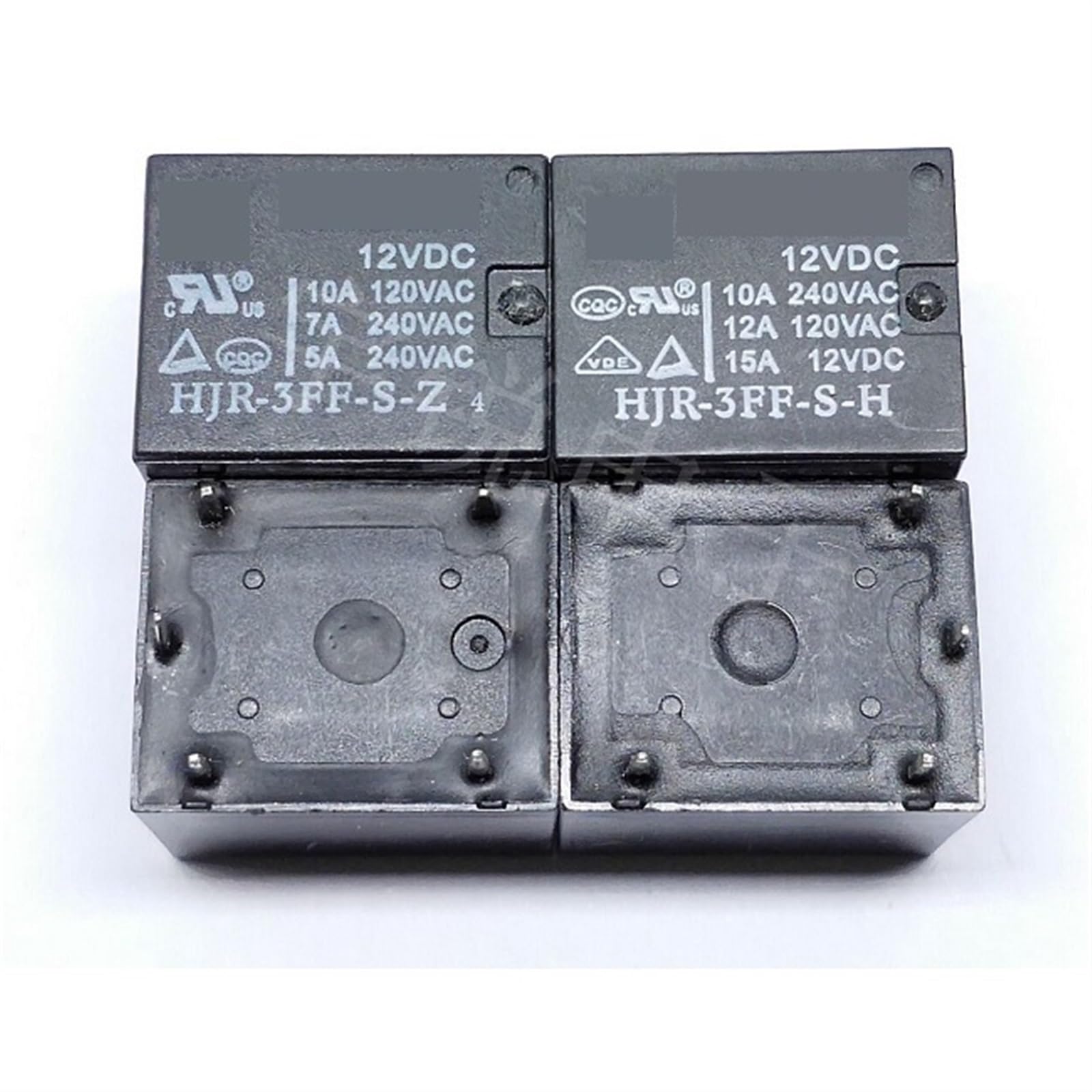 CSKWLLNBC 5Pcs Relays HJR-3FF-S-H HJR-3FF-S-Z 5VDC 12VDC 24VDC 4PIN 5PIN(HJR-3FF-S-H 12V 4PIN)