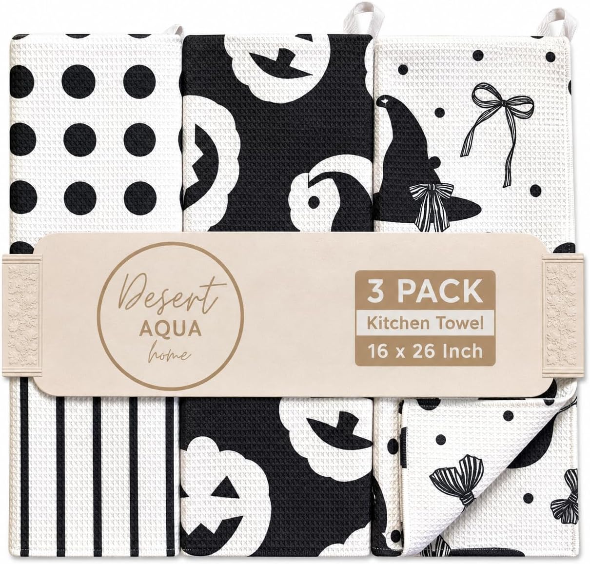 Kitchen Towels, Dish Towels for Kitchen, 3 Pc Kitchen Towel Set