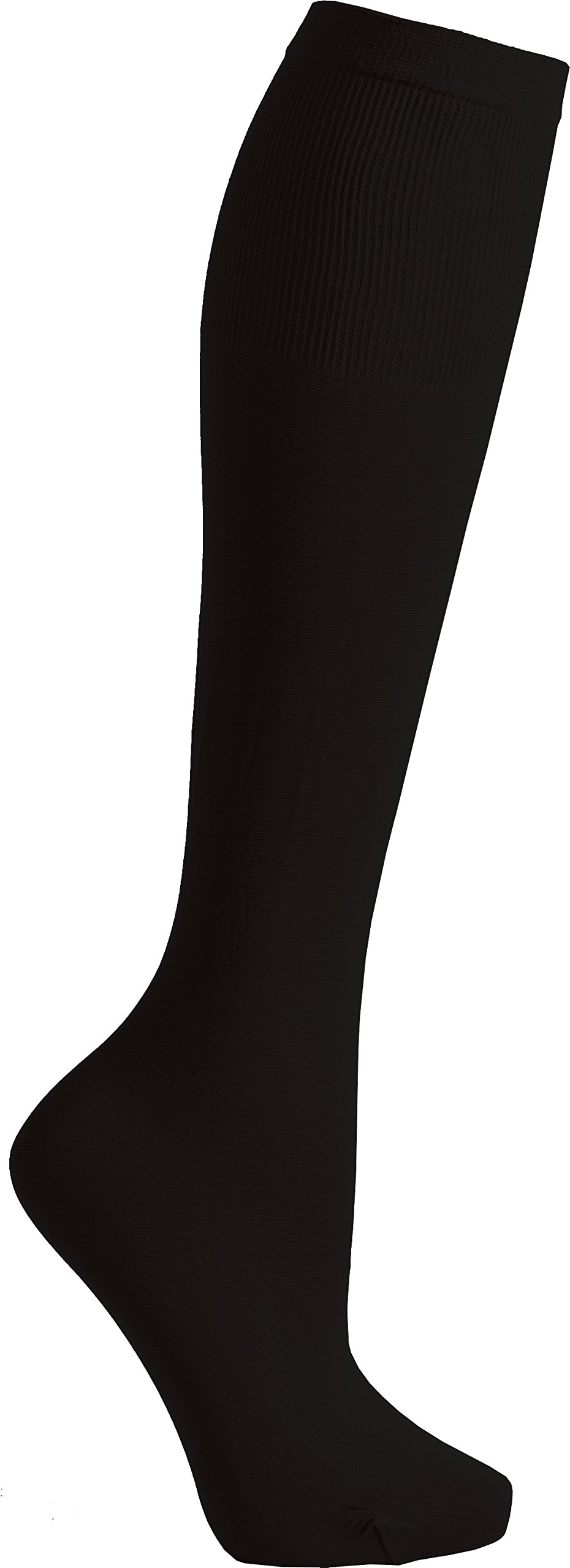 Cosyfeet Women's Black Ultra-Roomy Softhold® Knee Highs - 80 Denier - One Size Fits All