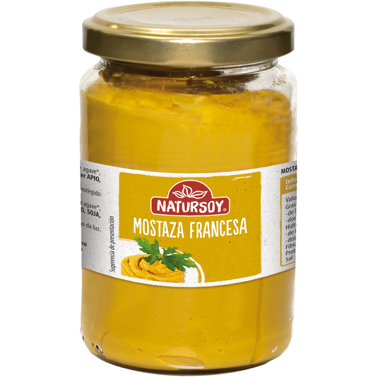 Natursoy, Mostaza Francesa de Producción Ecológica, 200 g
