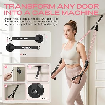 Pilates Bar Kit with Resistance Bands Adjustable Home Gym Workout Equipment for Women & Men Portable Pilates Equipment for Squats, Yoga & Full Body Toning