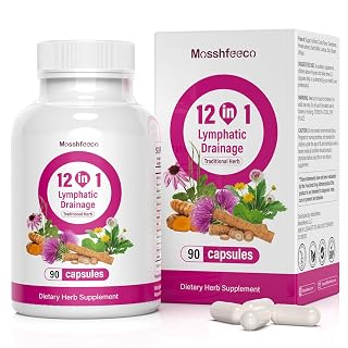 Lymphatic Support Supplement - Lymphatic Drainage Herbal Formula with Burdock Root, Dandelion Root, Milk Thistle & Echinacea, Lymph System Support, for Daily Wellness (30.0) - Amazon product rated Grade A