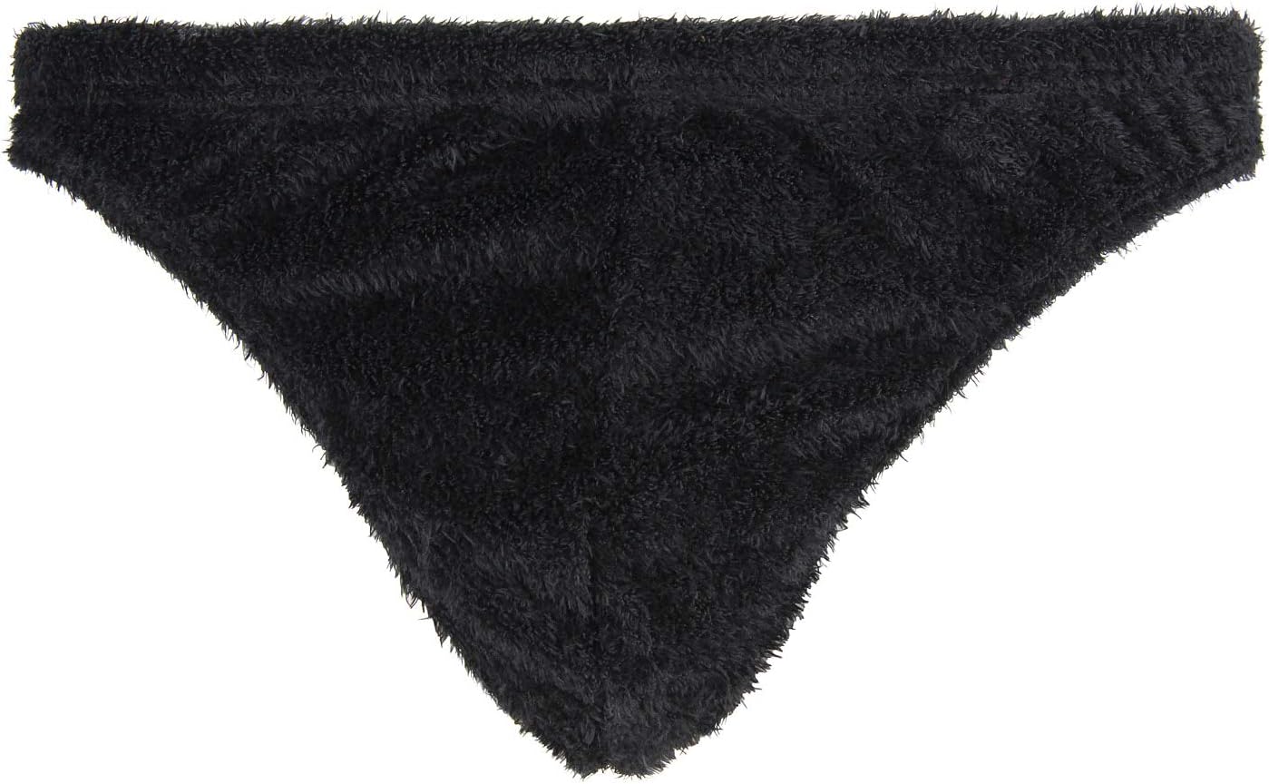 INTIMO Mens Shag Thong Underwear Medium Black