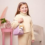 Our Generation - Hop dans Cat Carrier - Sac de transport pour animaux de compagnie & Jouet de soins - En peluche Tabby Chat animal farci - 18-Inch Accessoires pour poupées - Faites semblant de jouer - 3 Années & Plus vieux pour enfant