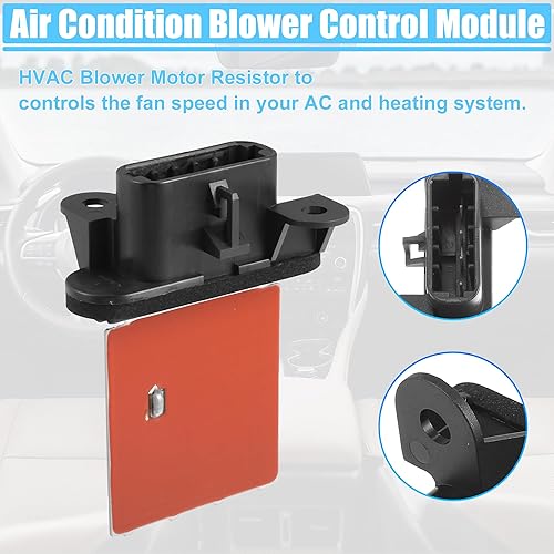 Miniatura 7 de ACROPIX Resistor de motor de soplador HVAC Módulo de control de ventilador de CA para Chevrolet Cobalt 2005-2010 No.15818910 - Paquete de 1 negro