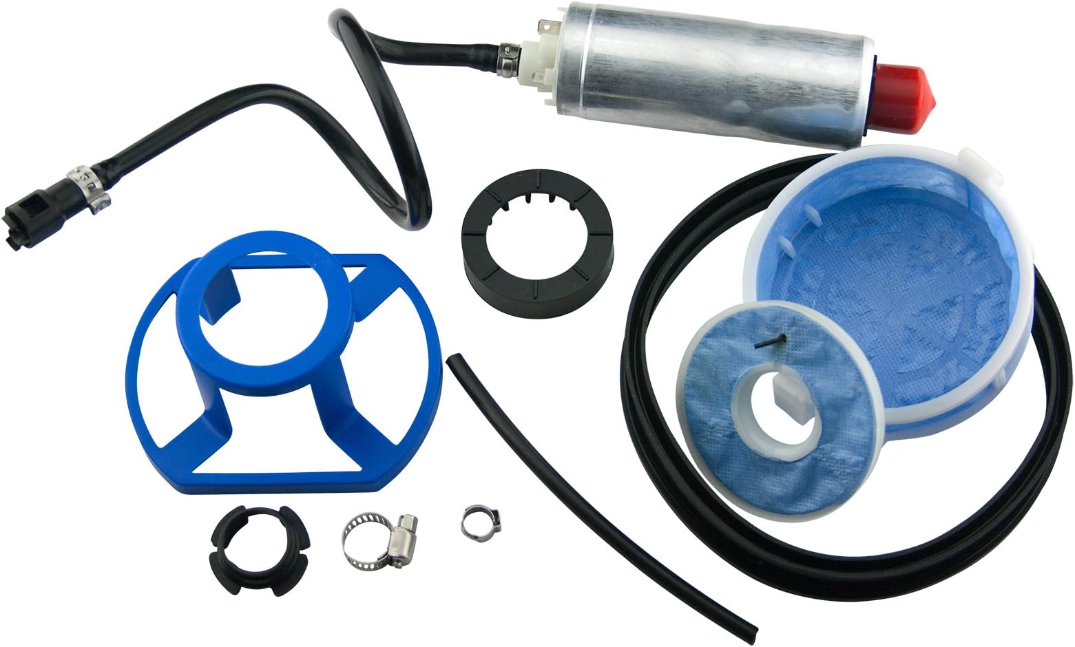 JetSki Plus Fuel Pump Rebuild Kit w/Filters Compatible with Polaris/Fits 1999-04 EFI MSX 140, Genesis & Virage (Includes installation kit)