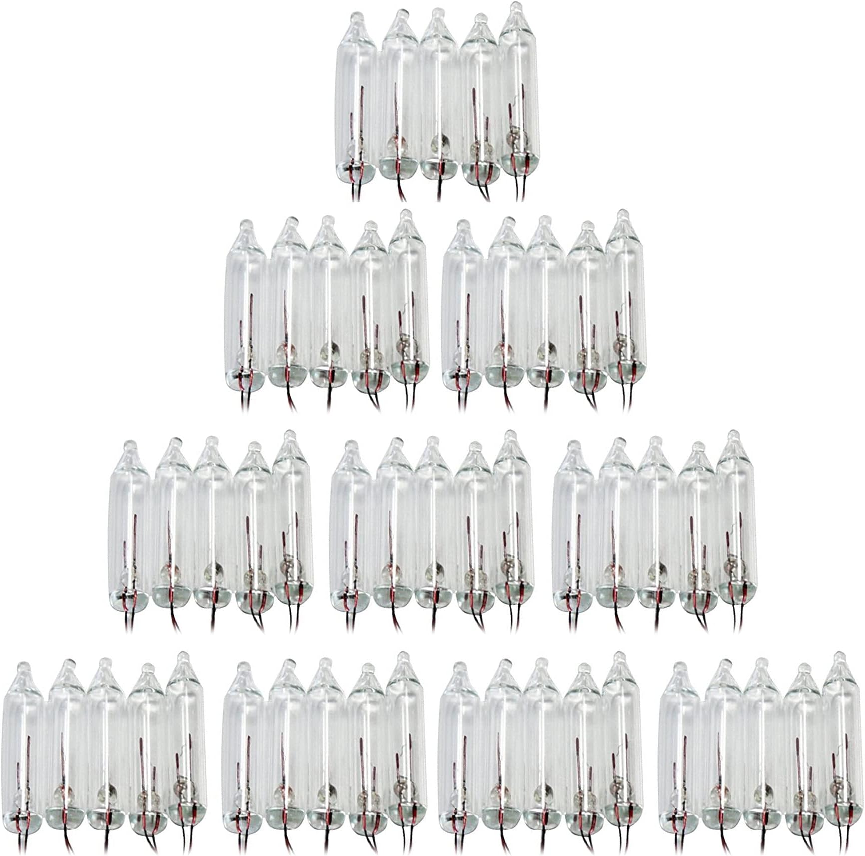 LightKeeper Pro® Clear 2.5 Volt Replacement Incandescent Light Bulbs (50 Pack)_170mA, 0.425 Watts