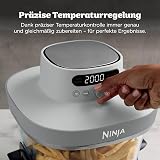 Ninja CRISPi PRO XL, Friteuse sans huile en verre, 5 modes de cuisson prédéfinis, avec contenants en verre CleanCrisp de 5,7 l et 2,3 l, couvercles de rangement, Blanc AS090EUWH - 6