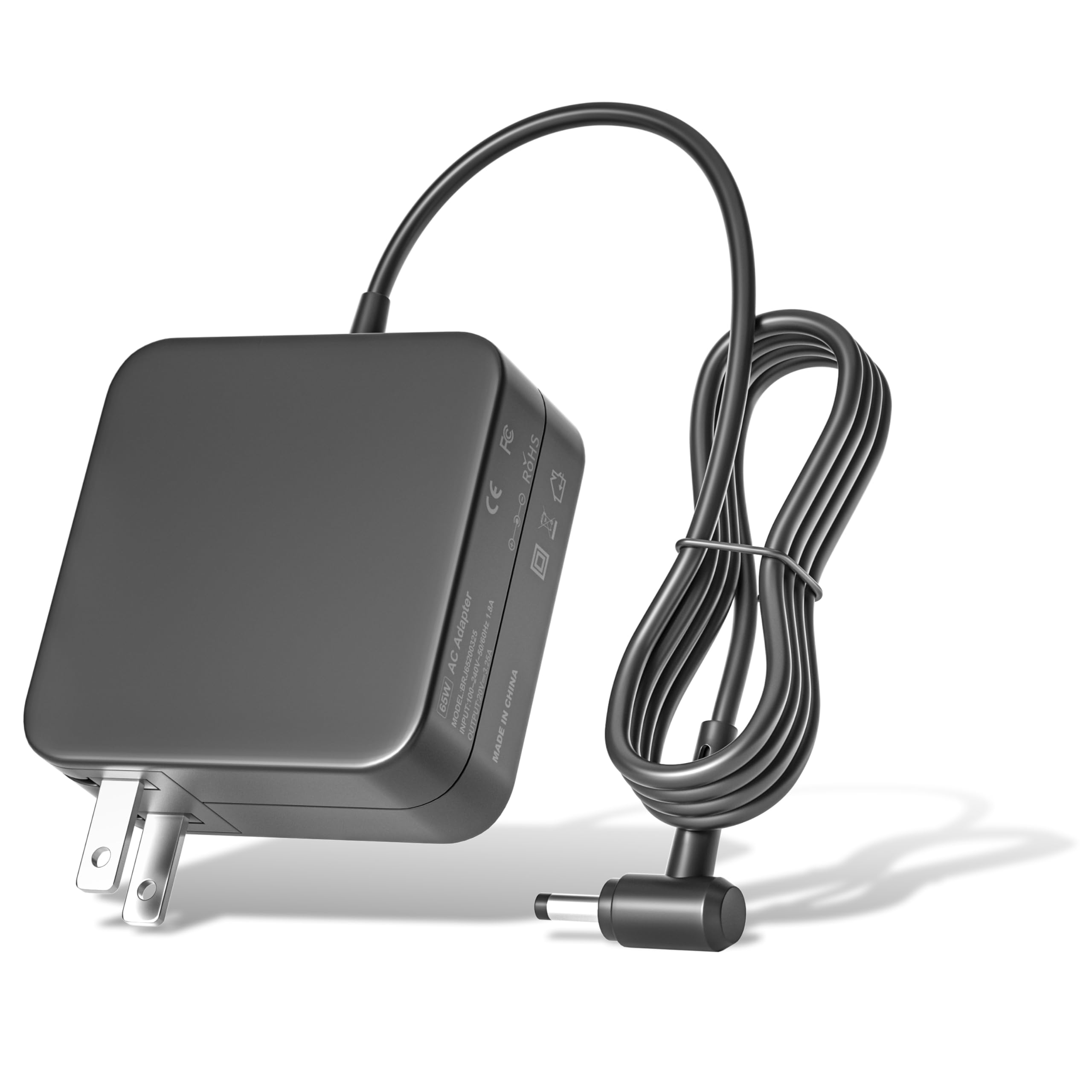 65W Ac Adapter Power Cord Compatible with Lenovo IdeaPad 100S 110 110S 120 120S 310 320 330S S340 510 710S, Flex 4 1470 1580 1130 Flex 5 1570 1470 ADL45WCC ADLX65CCGU2A PA-1450-55LL Laptop Charger