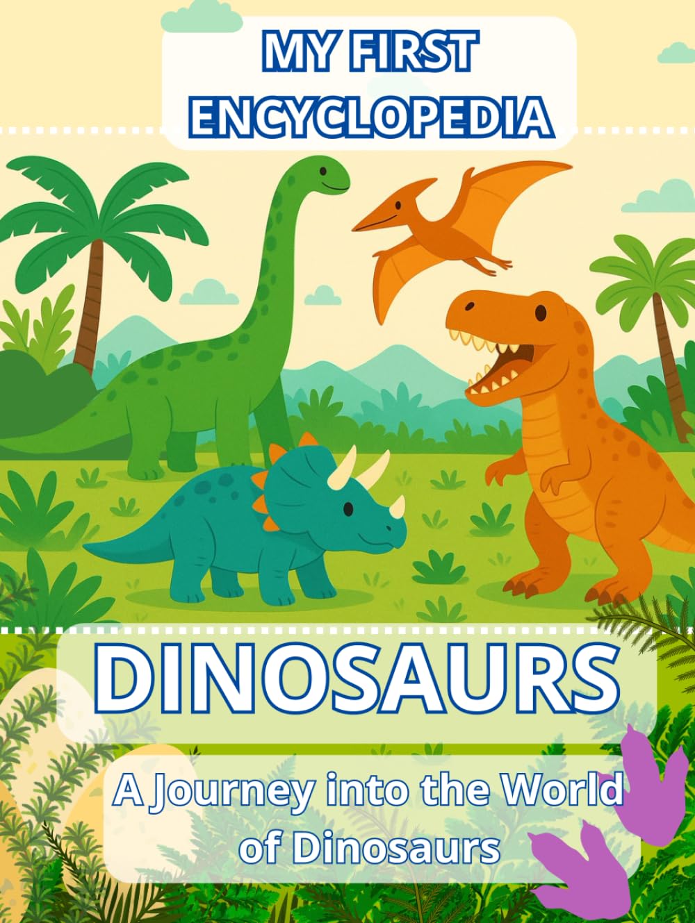 My First Encyclopedia - DINOSAURS. A Journey into the World of Dinosaurs.: A Dinosaur Book for Kids.