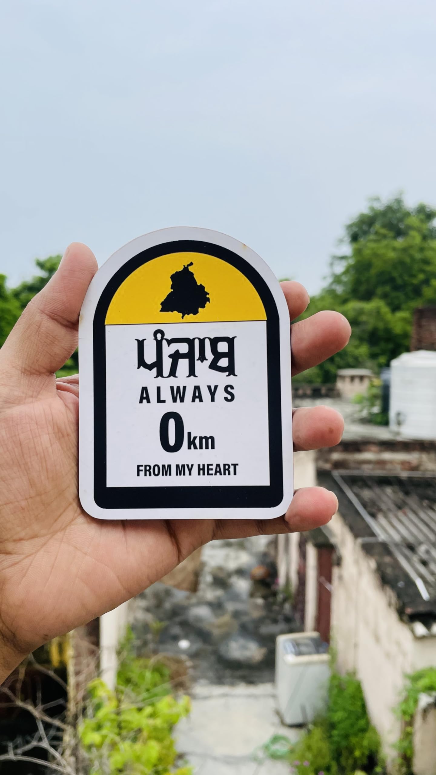 GLADTOGIFT Punjab 0 km Fridge Magnet Cute Decorative Items for Home Decor, Kitchen, Fridge Magnets. Punjabi by Heart (B0D8YN4PR1) Amazon Price History, Amazon Price Tracker