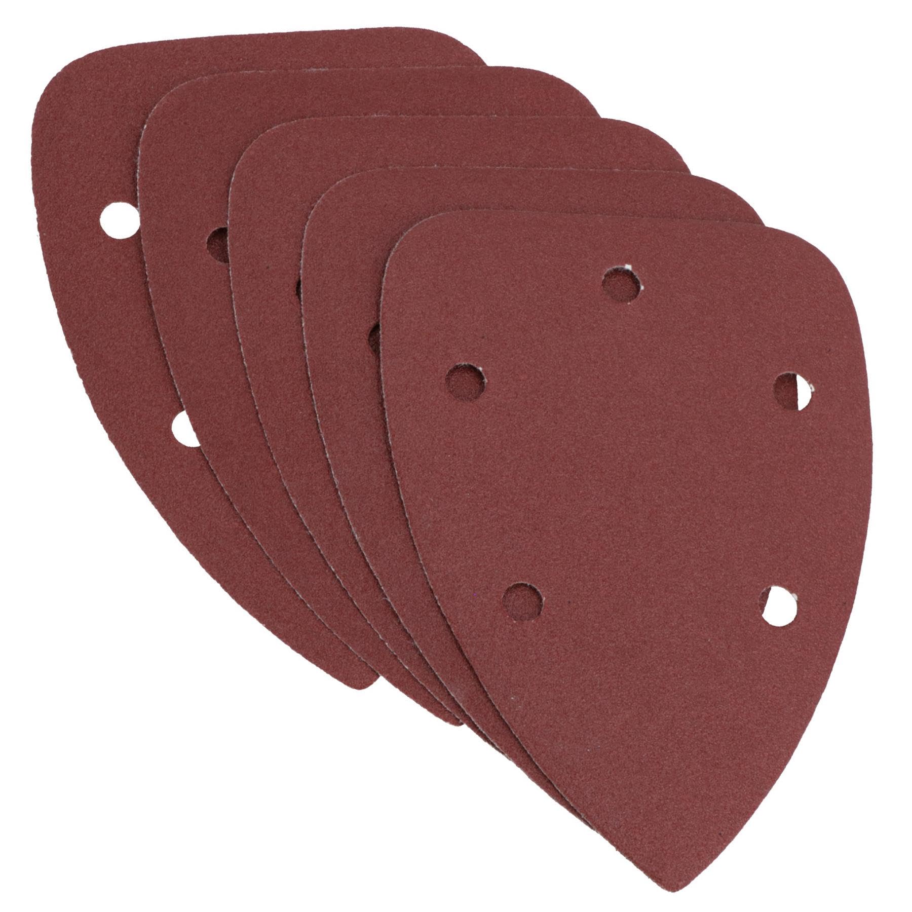 Crochet &boucle Disques ponçage détail 140mm triangulaire 120grain amende 200pk