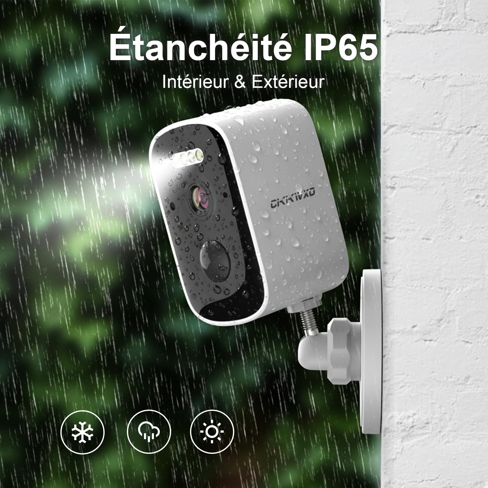 Telecamera Wi-Fi Esterno Pannello Solare con Supporto Magnetico 2K
