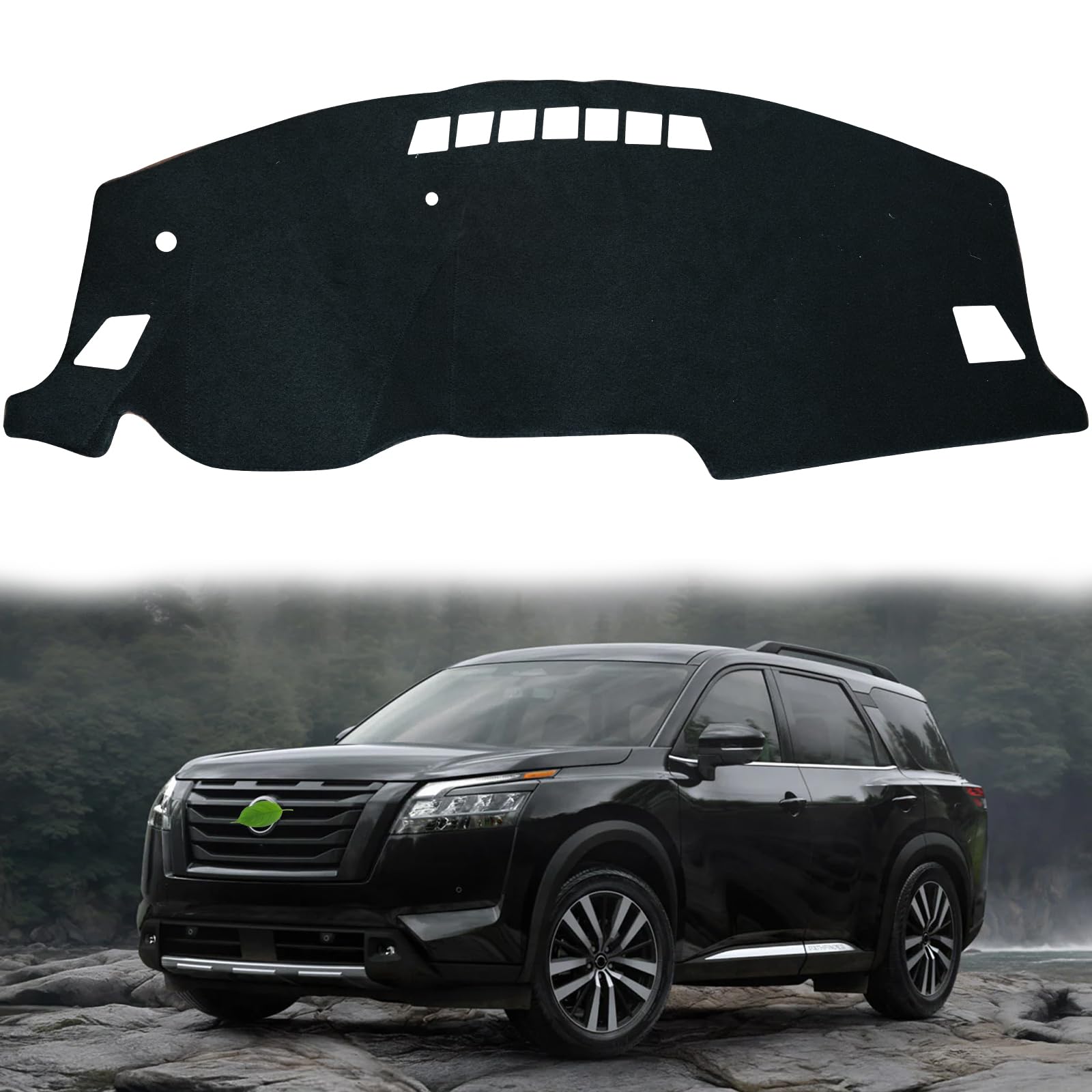 Dashboard Cover Dash Cover Mat Pad Custom Fit for 2022 2023 2024 2025 Nissan Pathfinder Accessories, Dashboard Protector Anti Glare