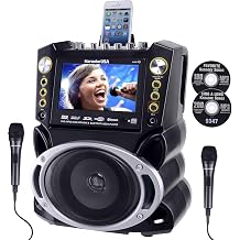 Karaoke USA GF839 Portable System, Black