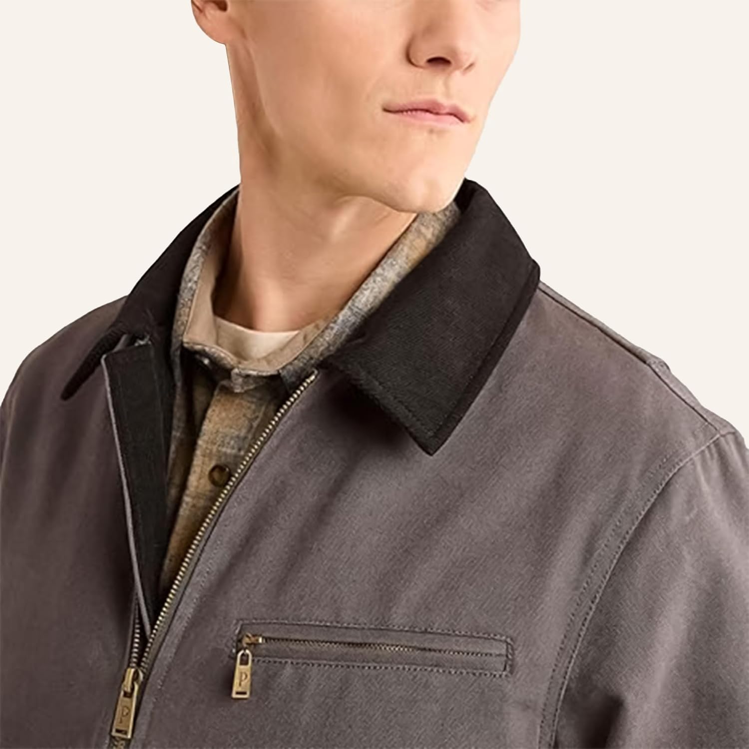 Pendleton Tahoma Men’s Trucker Jacket in Big Sky Canvas - Image 6