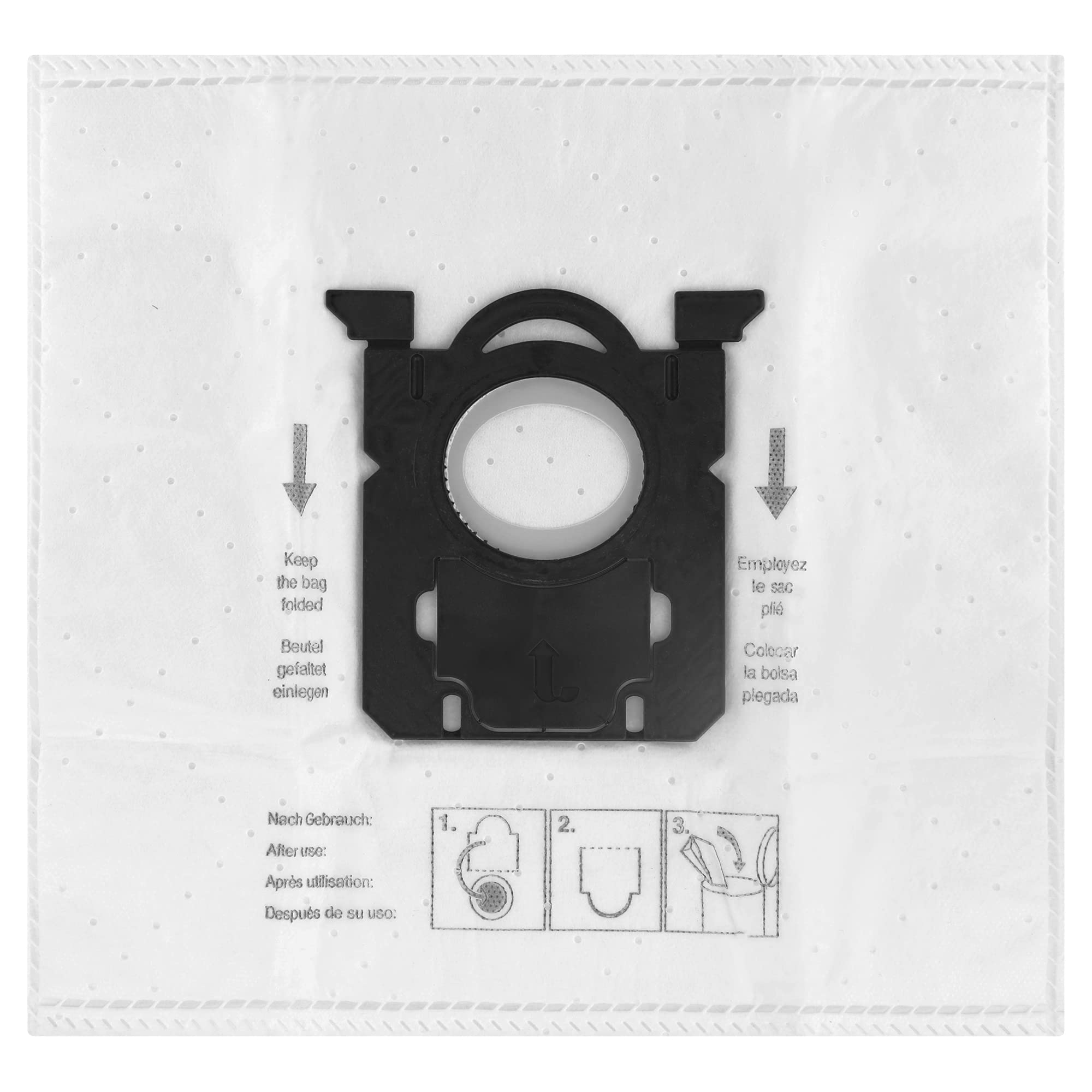 30 Sacchetti Per Aspirapolvere Etana Compatibili AEG Electrolux Essensio Mir 18 – Multistrato, Con Chiusura A Patta