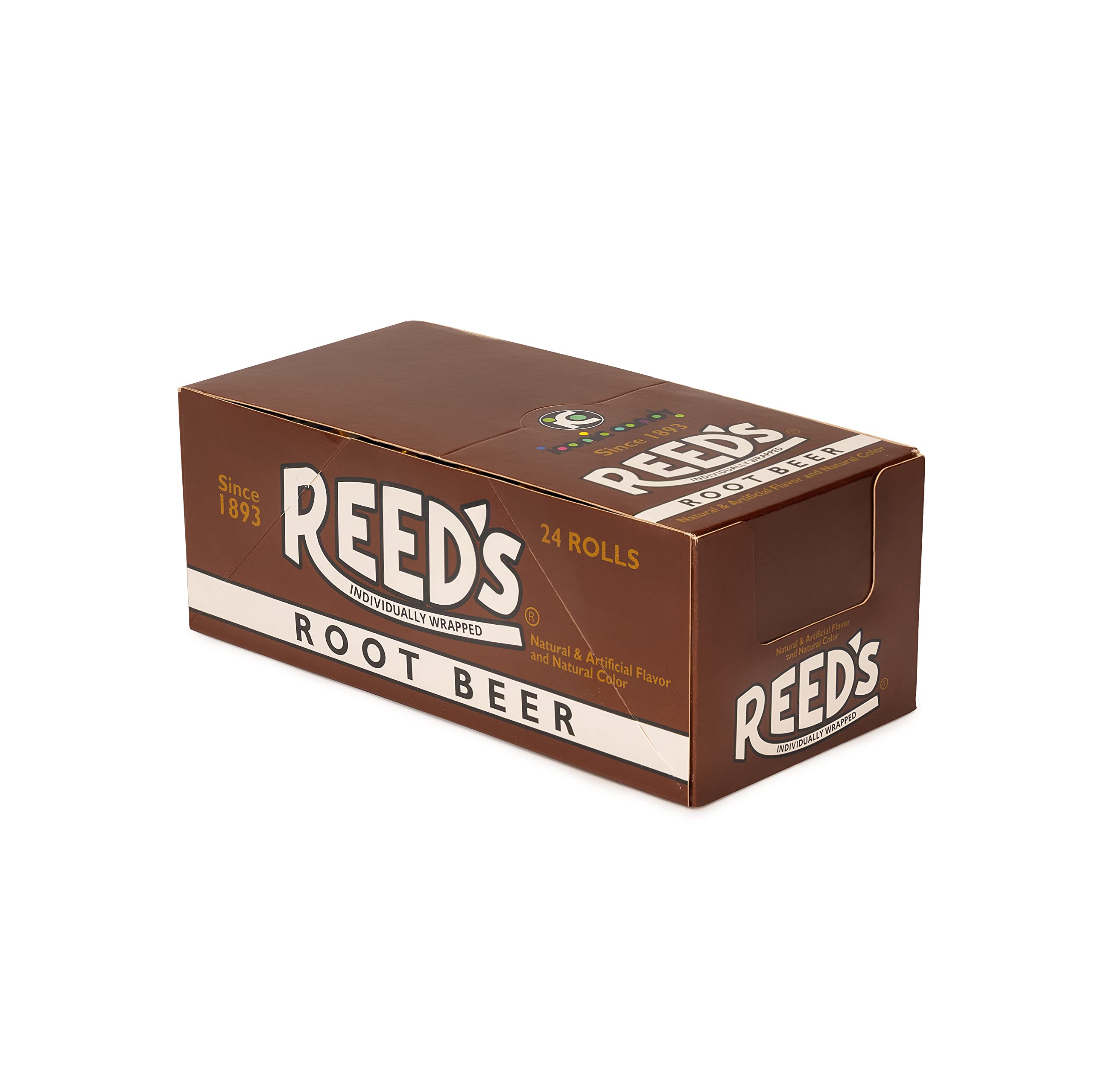 Old Time Reed Snapklik.com : Reeds Root Beer Candy Rolls Traditional Root Beer Hard ...