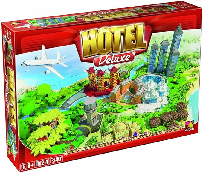 Hotel Deluxe - Juego de Mesa Multilenguaje para 8 a 99 años