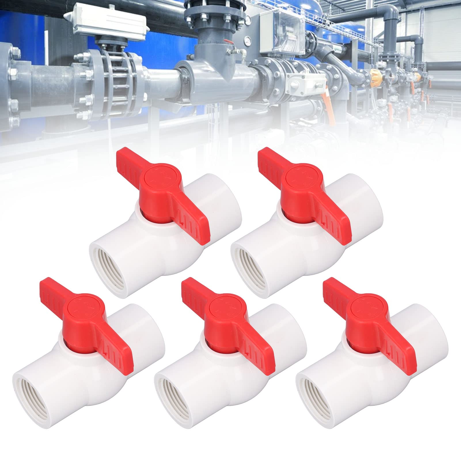 Pvc Water Valve Ball Valve Threaded Female 1/2