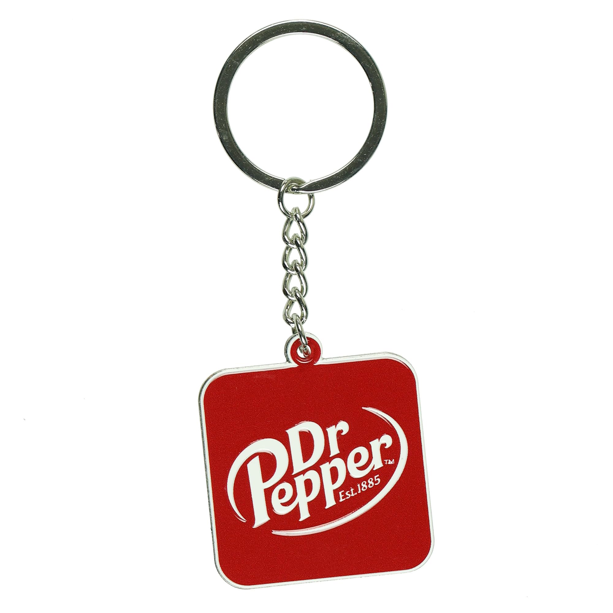 Culture Fly Dr Pepper 16 oz Travel Coffee Mug Keychain and Holographic Sticker Bundle Set