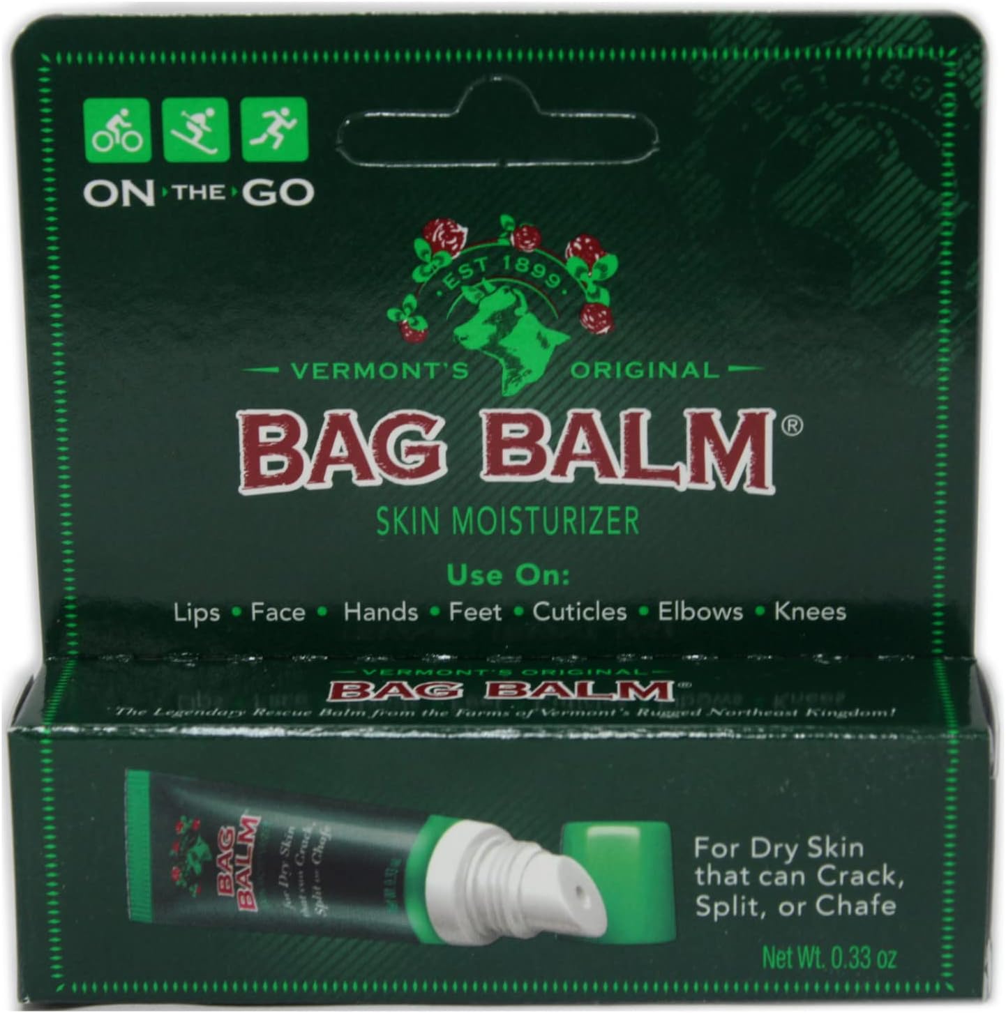 Bag Balm On-The-Go Skin Moisturizer, Vermonts Martinique Ubuy