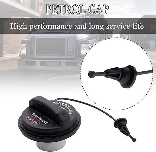 Miniatura 4 de Tapa de gasolina cubierta del depósito de combustible para Ford E-350 E-450 Super Duty F53 68145662AA reemplaza FC1081 AC2Z-9030-A