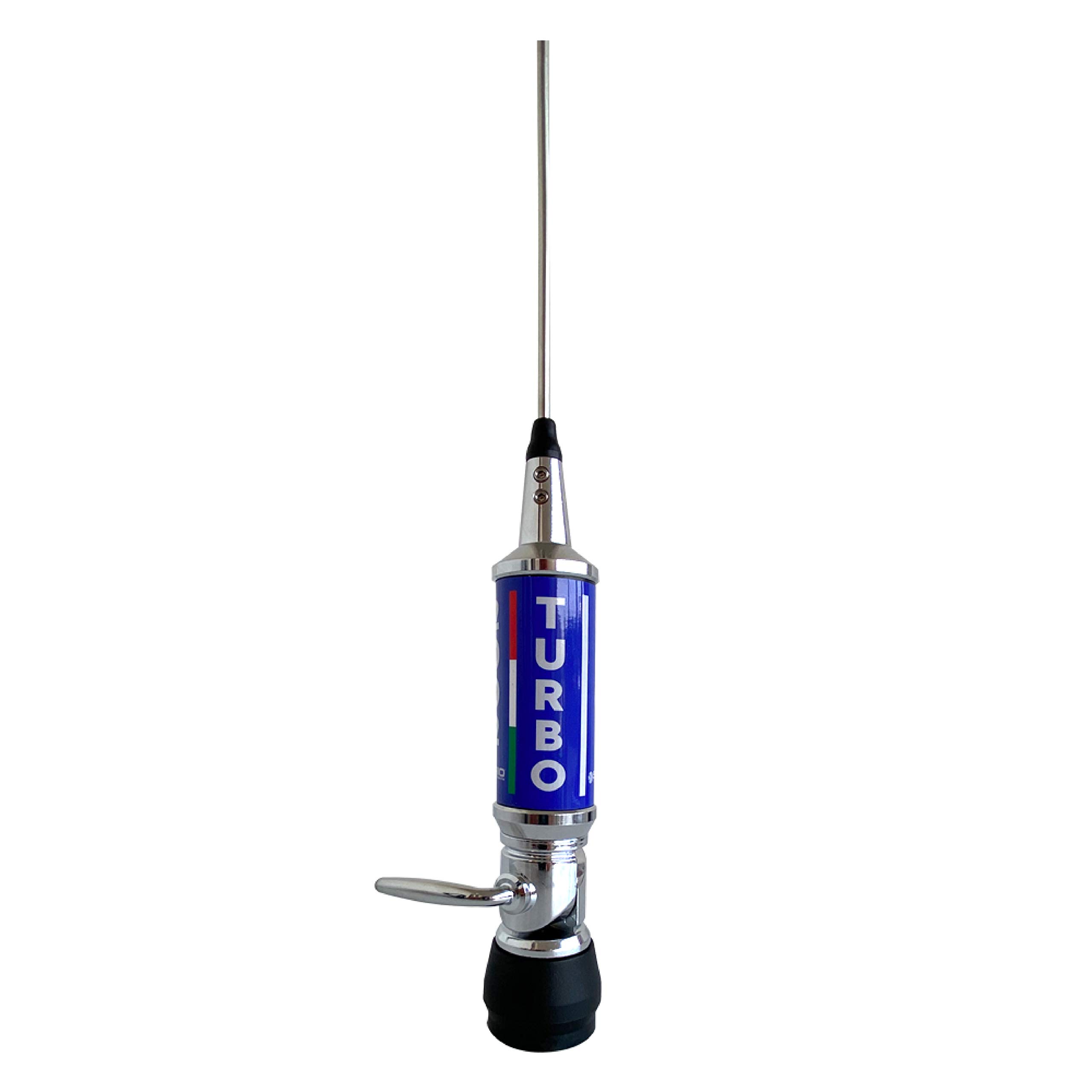 SIRIO ANTENNA CB TURBO 2002 CON ATTACCO PL (Cavo e base magnetica opzionali) (BLUE)