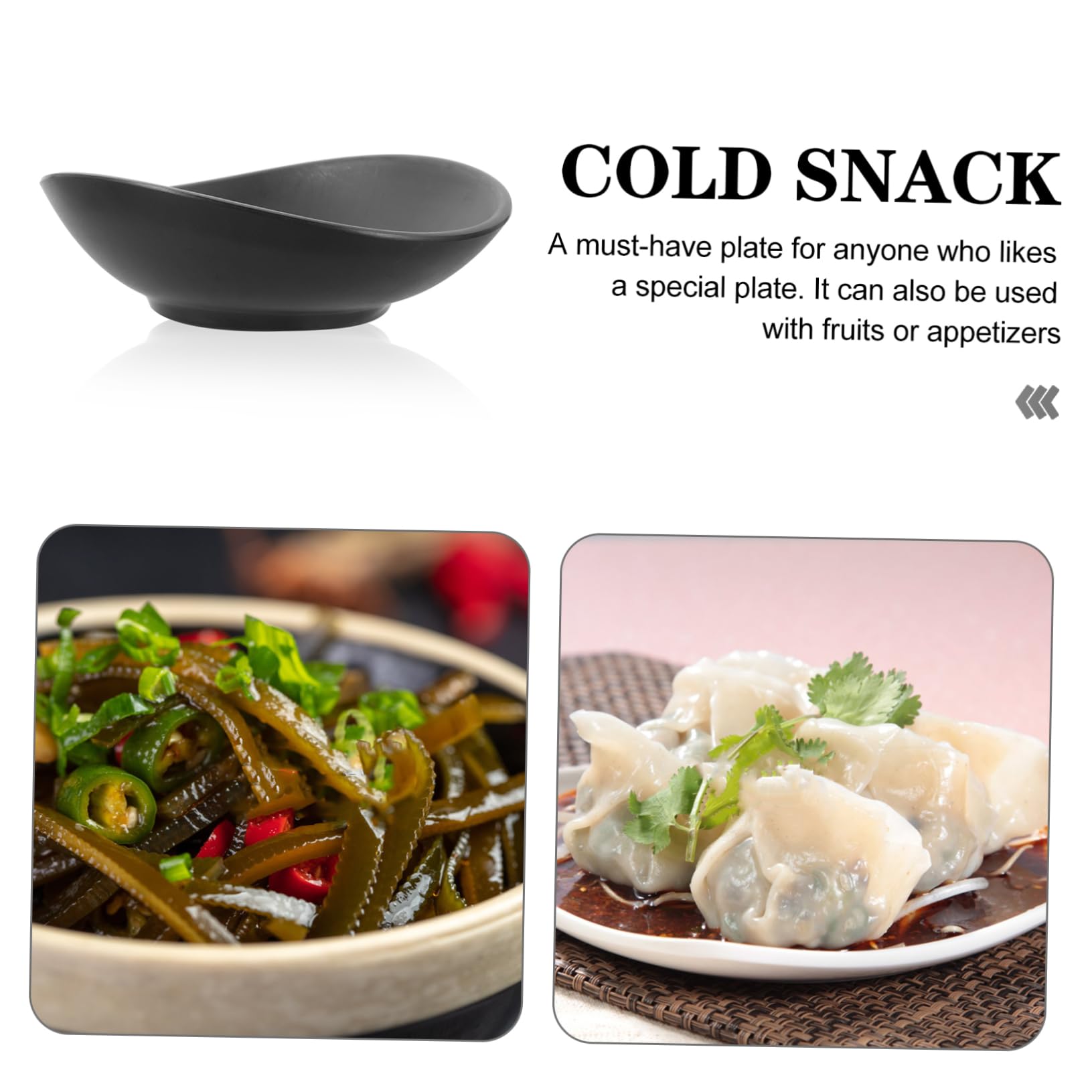 Cabilock Decorative Food Plate Stylish Serving Dish for Snacks Appetizers and Desserts and Home Supplies for Parties and Daily Use