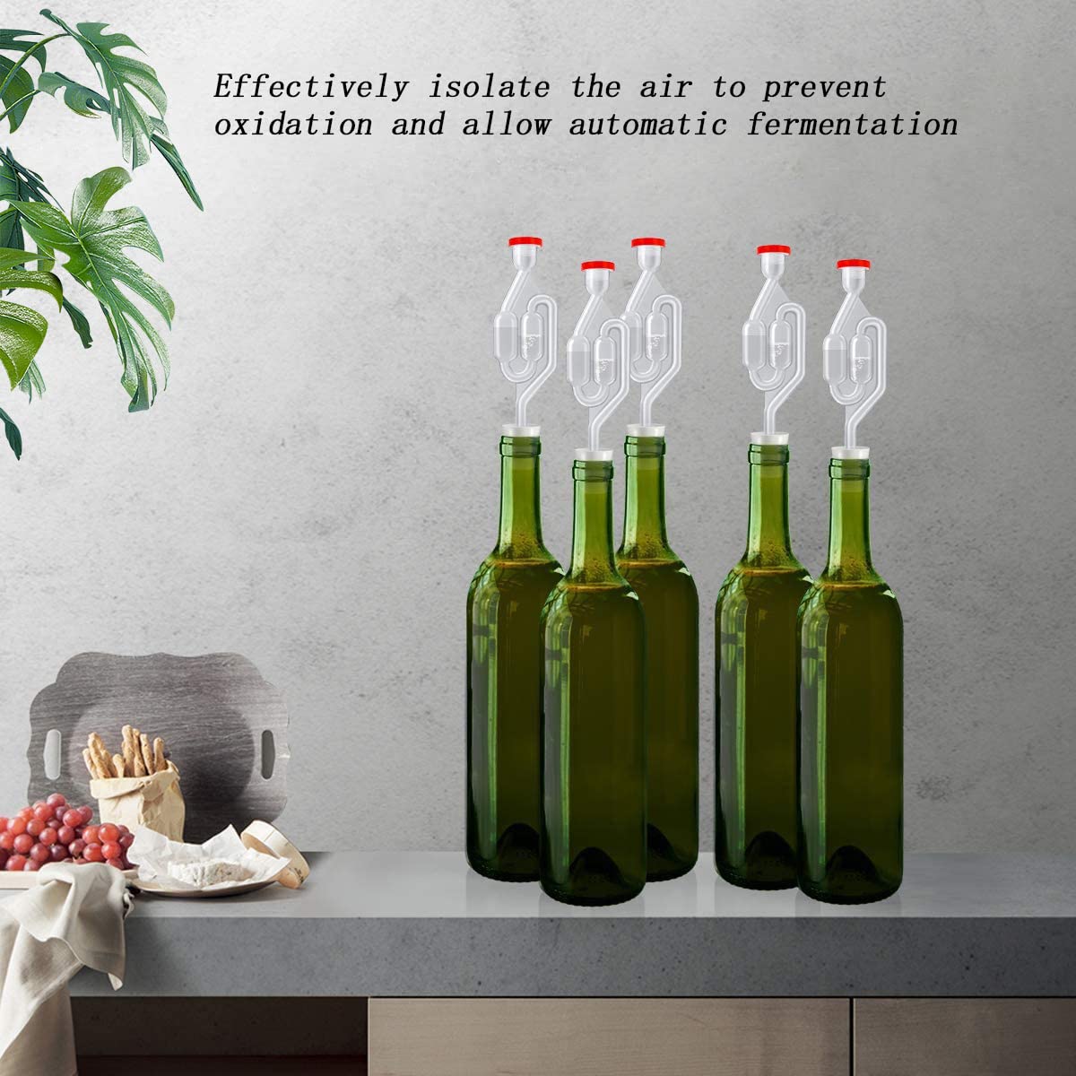 Kit Elaboración Cerveza Kit De Vinificación Browin - Demijohn 15L Con Accesorios Para Hacer Vino Casero Demijohn Vidrio