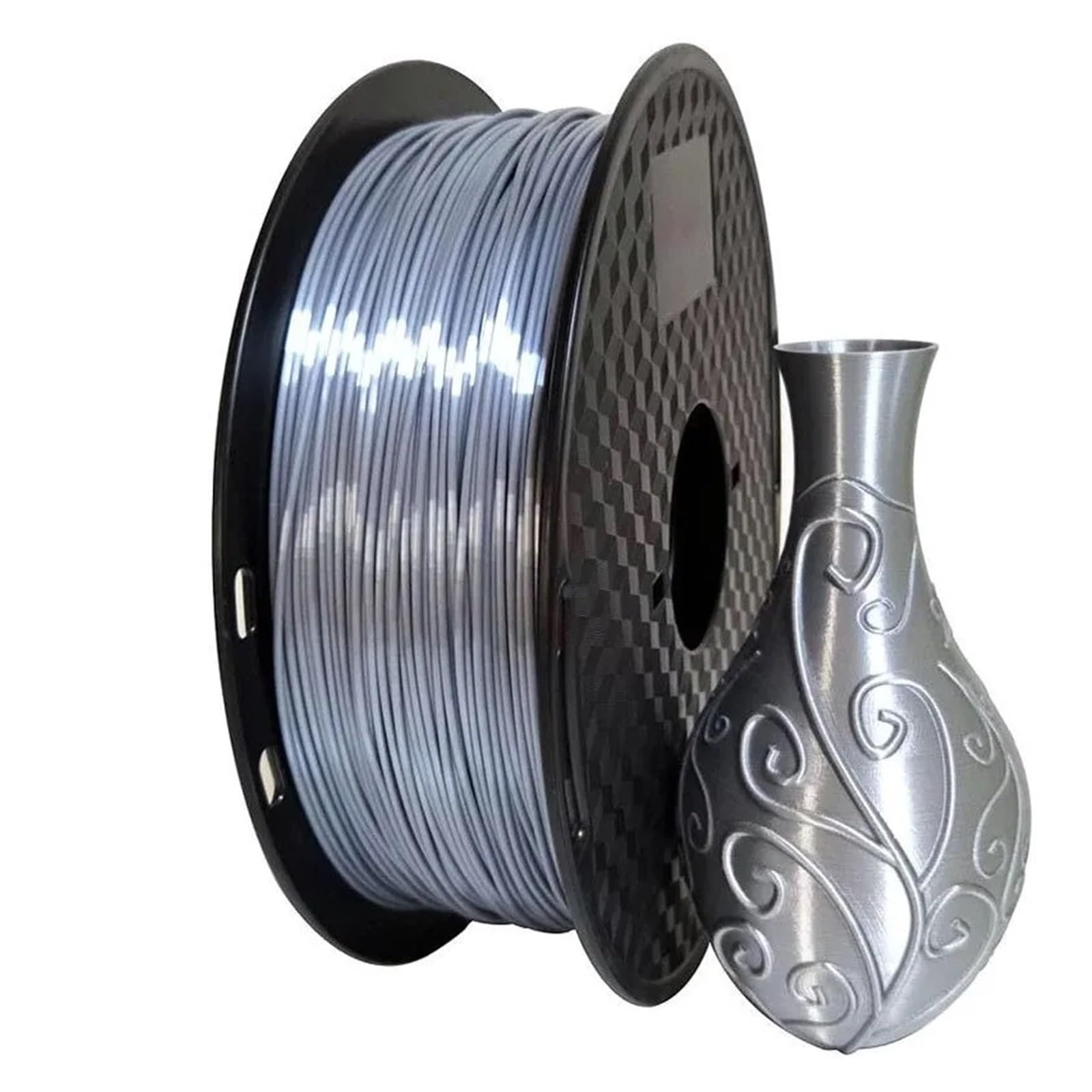 3D-Druckerfilament, 3D-Drucker 1,75 mm PLA-Filament, Seidenroségold, 250 g/500 g/1 kg, glänzendes metallisches Gefühl, 3D-Druckmaterial, seidig Druckfilament(Rose gold 500g)