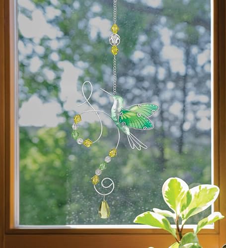 Regal Art & Gift Stargazing Stained Glass Window Hanging Sun