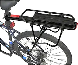 Bagageiro traseiro para bike rack bicicleta aro 26 a 29 ajustável