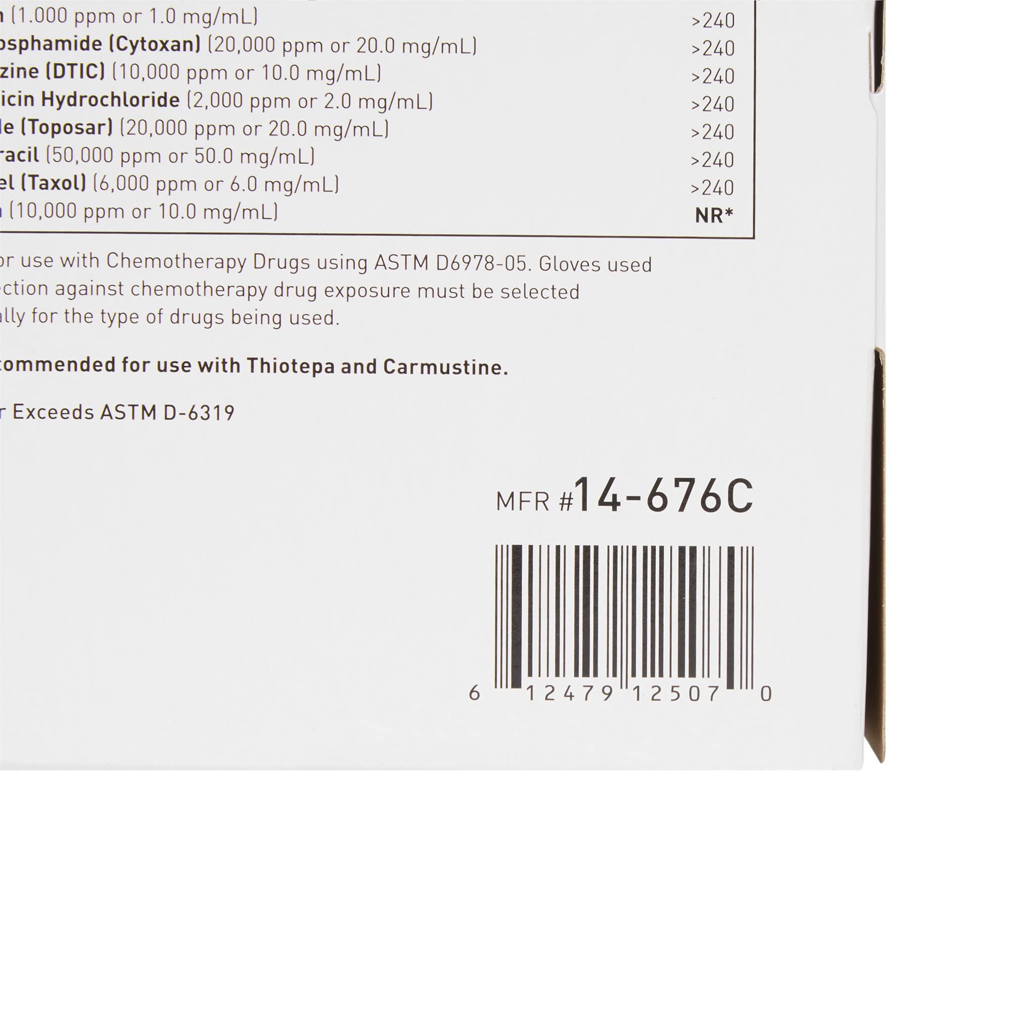 McKesson Confiderm 6.5CX Nitril-Untersuchungshandschuhe, latexfrei, Chemo-getestet, unsteril, Blau, 100 Stück, 1 Box