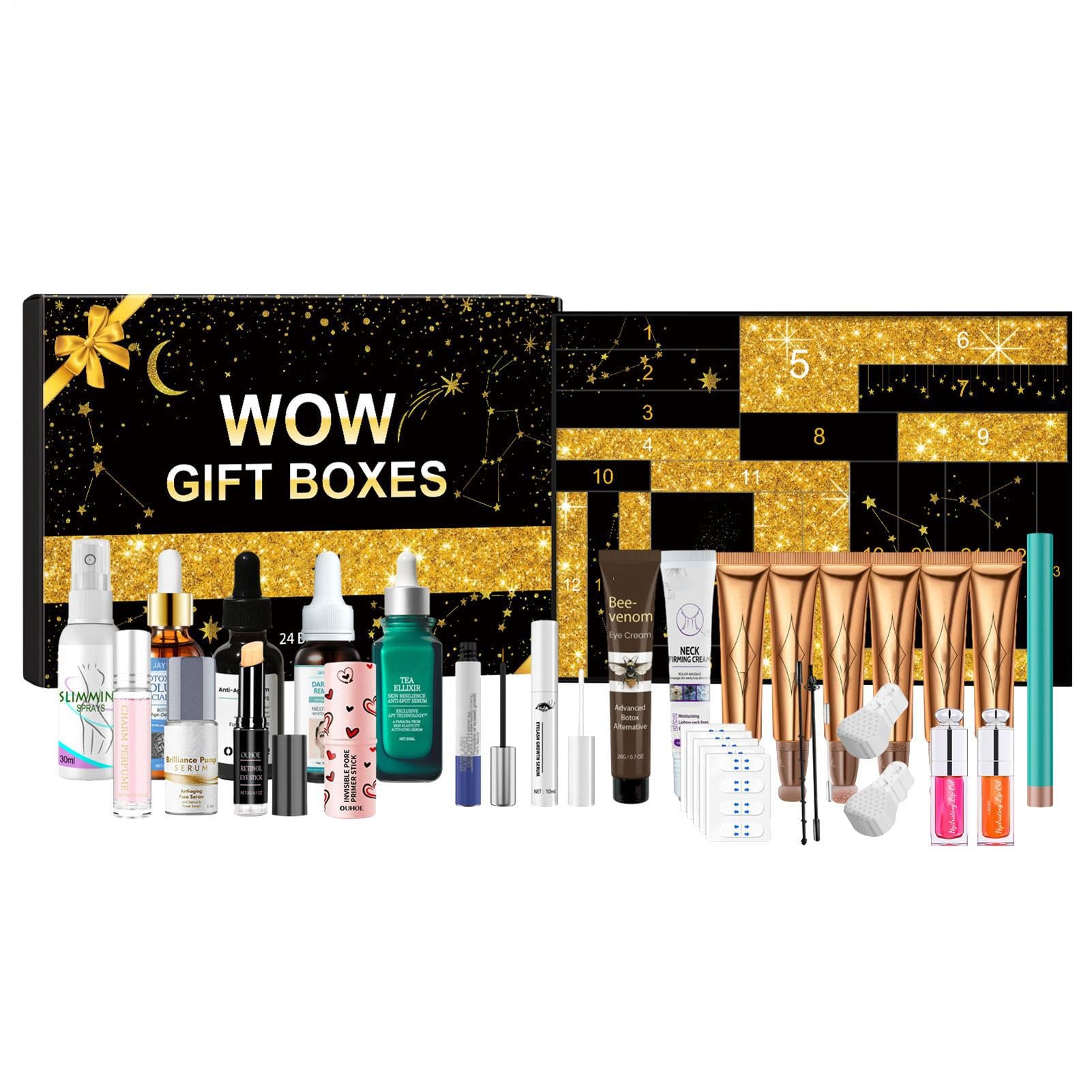 Beauty Advent Calendar2025 - Individually Boxed Makeup & Cosmetic Surprises For The 24 Days To Christmas - Cruelty Free, Holiday Gifting For Women Girls, 24 Pieces