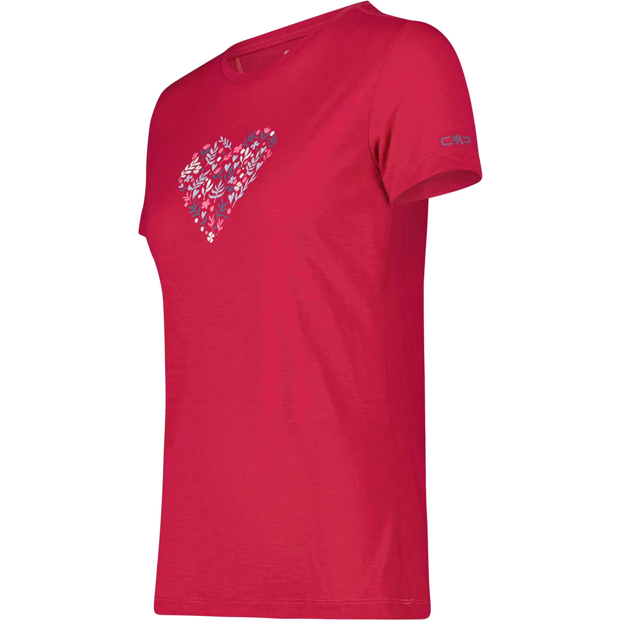 CMP Performance Merino Damen T-Shirt | schneller Feuchtigkeitstransport, Performance-Merinowolle, atmungsaktives Material, leichtes Tragegefühl