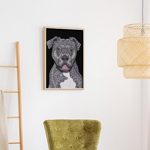 Miniatura 4 de Junior Ethnic Bulldog Diamond Art Painting Kits Full Square Drill DIY Picture Art Crafts for Home Wall Decor