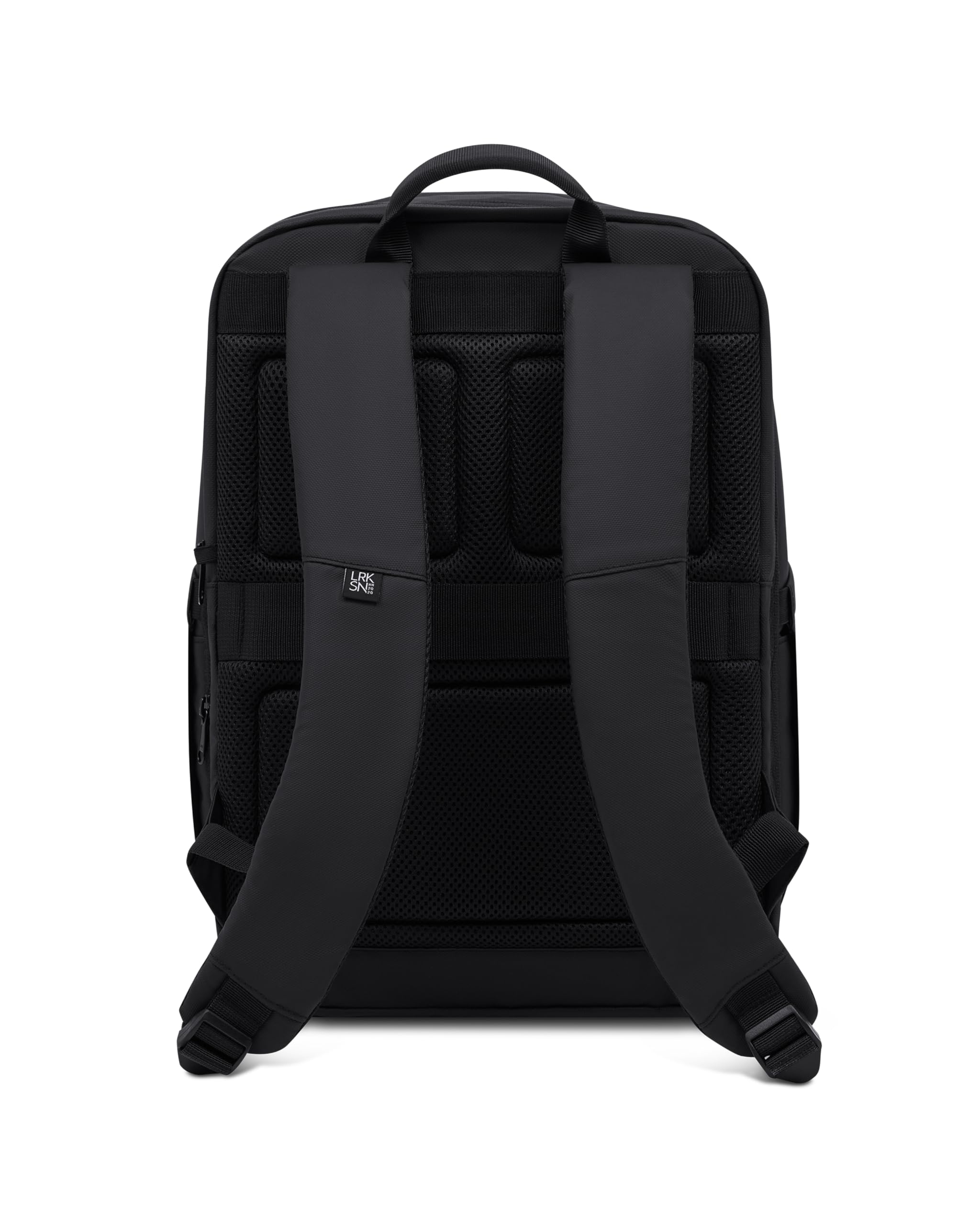 LARKSON Zaino da lavoro per computer portatile da uomo Nero - Bjarne Small - Zaino da viaggio e lavoro con scomparto per pc portatile da 16 pollici - Bagaglio a mano aereo - Idrorepellente