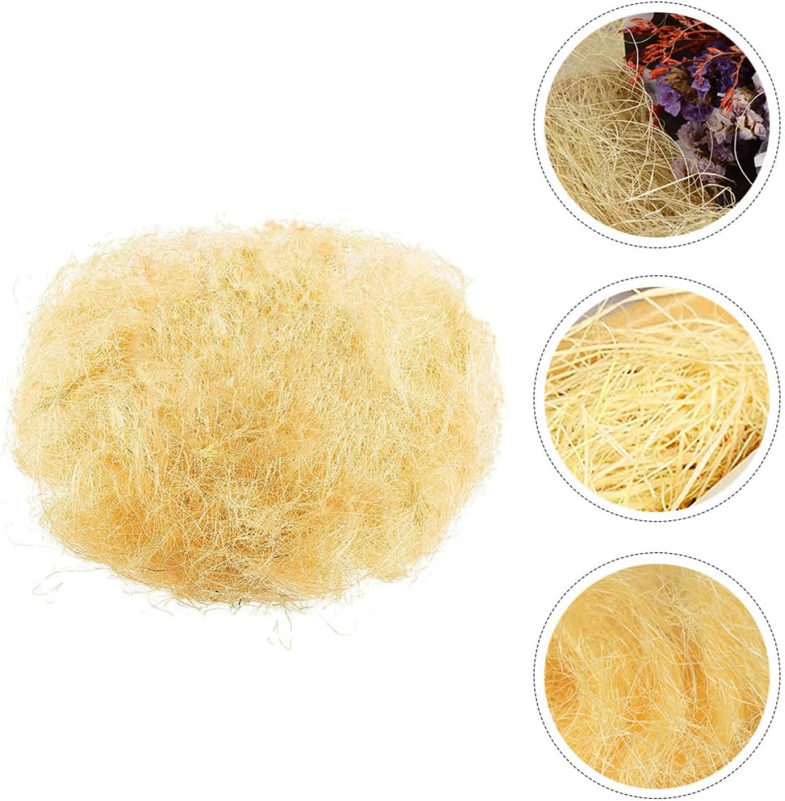TIDTALEO Jute Wire Box Filler 3 Packs Flexible Yellow for Halloween image 4