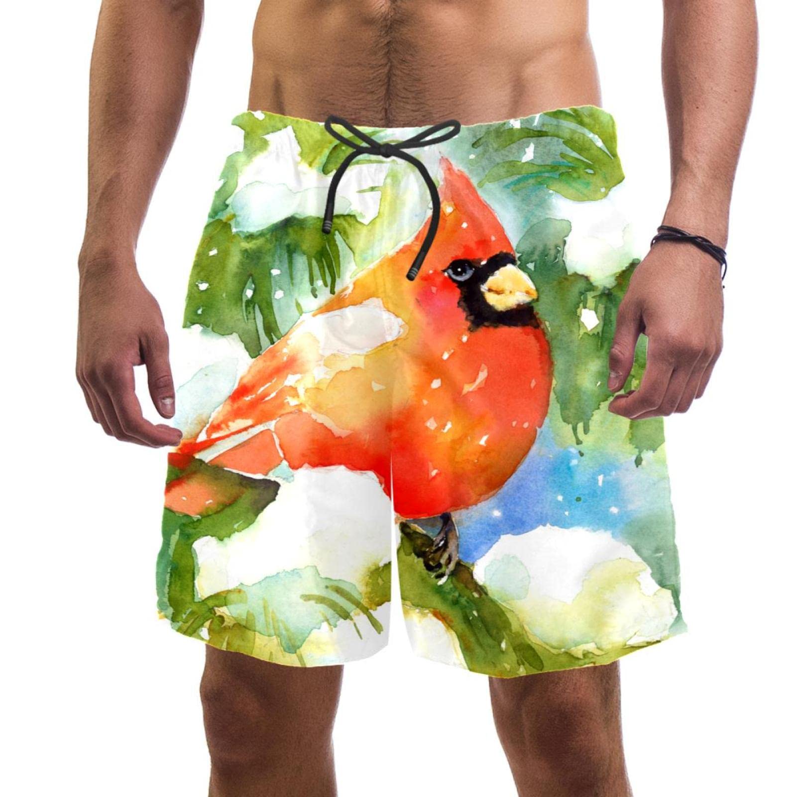 JDEZ maillots de bain de qualité oiseau de neige short élégant - 6
