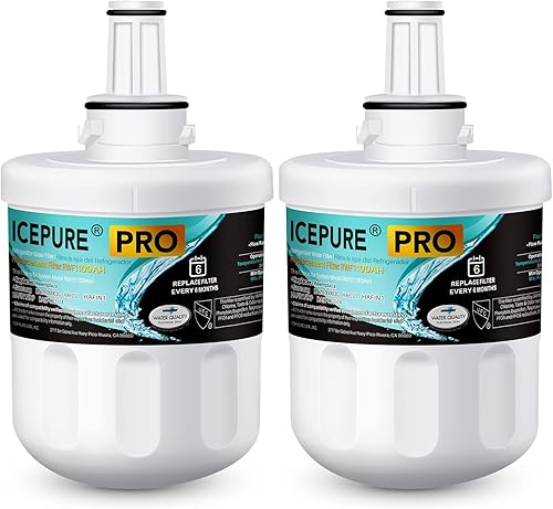 ICEPURE PRO DA29-00003G NSF401 y 473 y 53 y 42 - Reemplazo certificado para Samsung DA29-00003A, Aqua-Pure Plus DA29-0003B, HAFCU1, RS22HDHPNSR